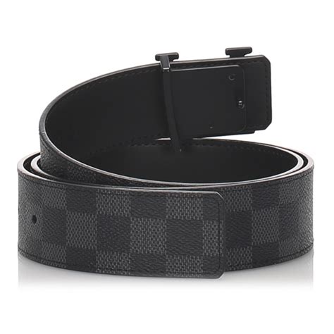 louis vuitton belt black damier|louis vuitton snakeskin belt.